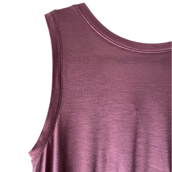 COLUMBIA | NWOT SLEEVELESS DRAWSTRING WAIST DRESS OUTDOOR TRAVEL MAUVE | XS - Picture 3 of 10